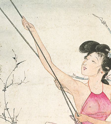 墨江-胡也佛的仕女画和最知名的金瓶梅秘戏图